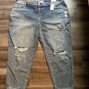 NWT Lane Bryant Boyfriend Jeans